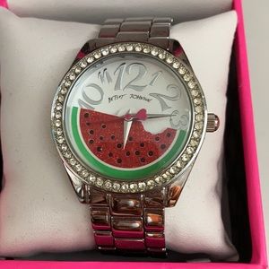 NWT Betsy Johnson Watermelon Watch